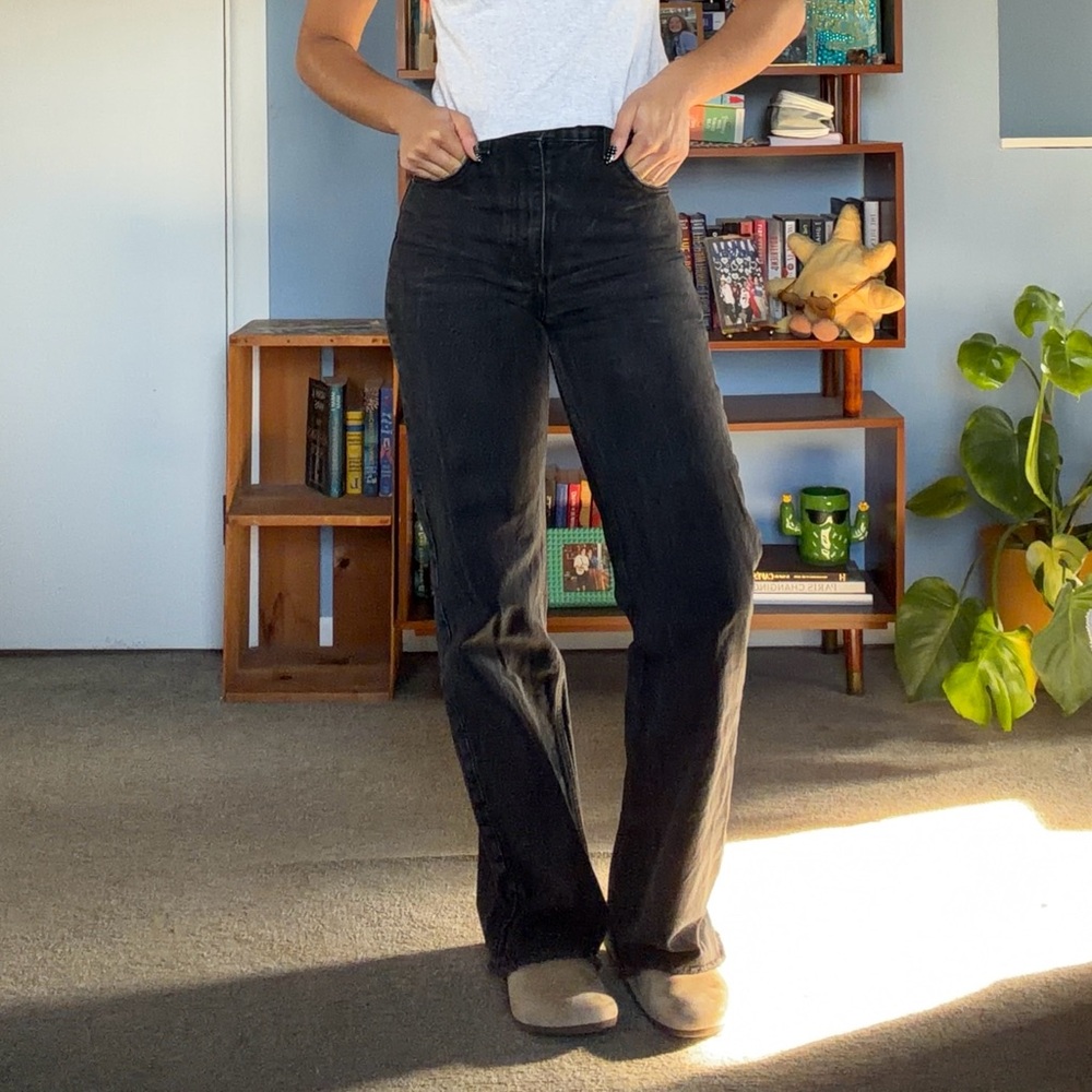 Zara High Rise Black Women's Jeans